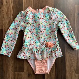 3T one piece rash guard swim suit